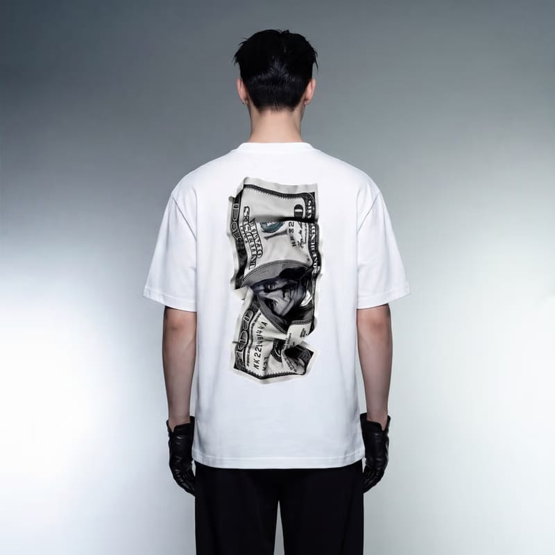 Dollar Bills White T-Shirt