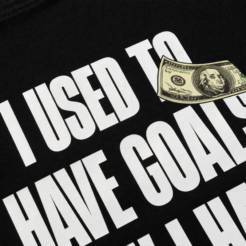 I Used to Have Goals Custom Black T-Shirt