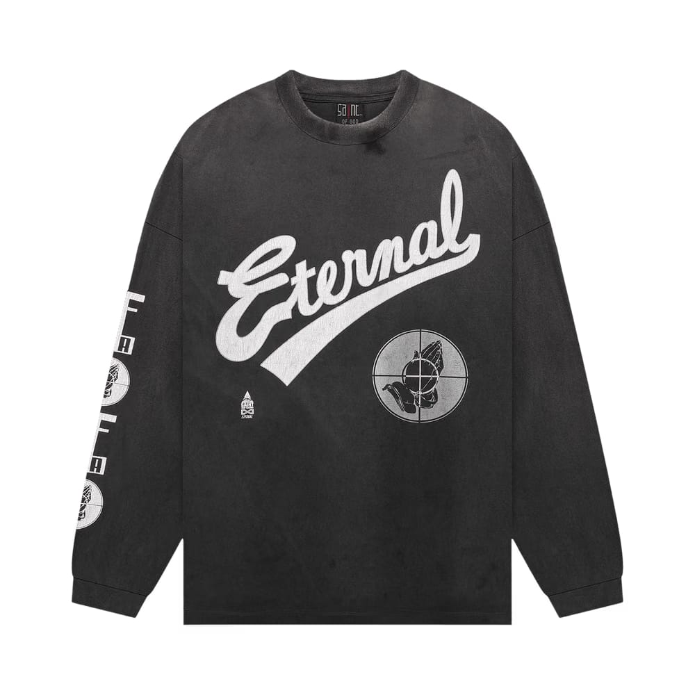 SAINT Mxxxxxx x Fear Of God Long-Sleeve T-Shirt Black