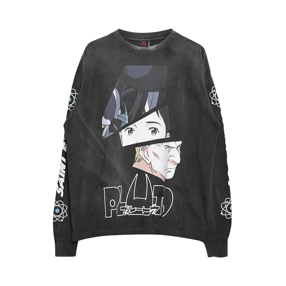 SAINT Mxxxxxx Pluto Long-Sleeve T-Shirt Black