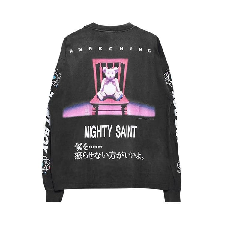 SAINT Mxxxxxx Pluto Long-Sleeve T-Shirt Black