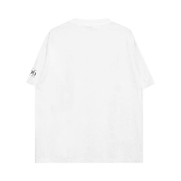 SAINT Mxxxxxx Rainbow Saint Shorts-Sleeve T-Shirt White