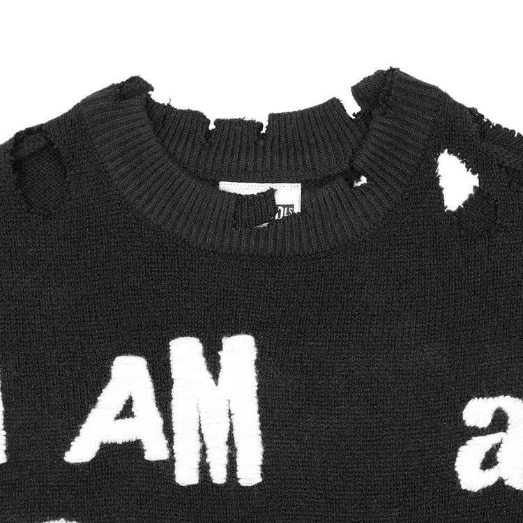 SAINT Mxxxxxx I Am A Crew Knit Black