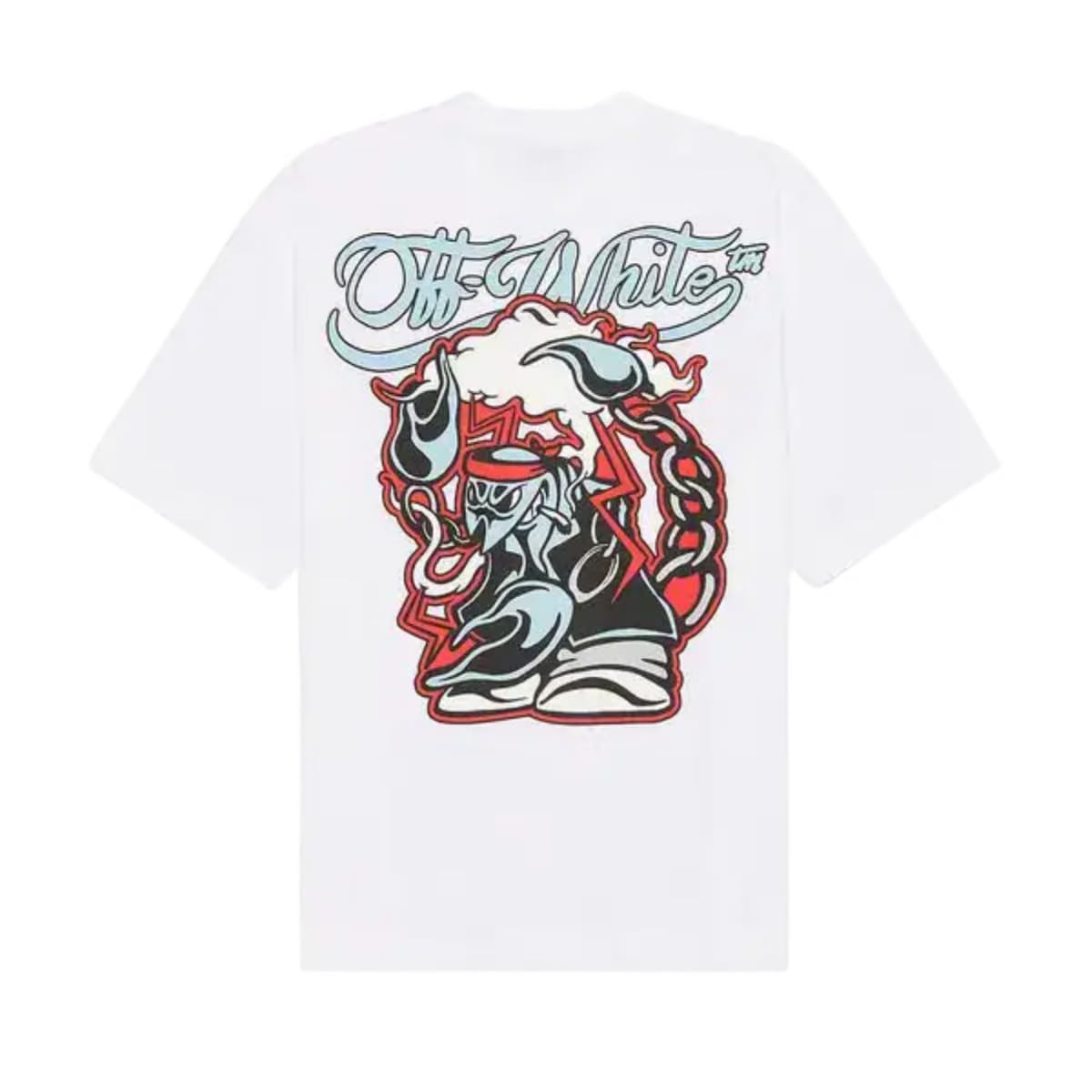 Off-White scorpio skate t-shirt in white