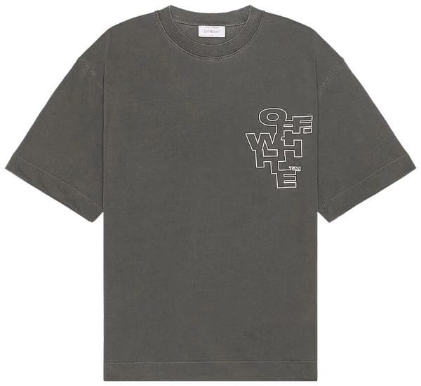 Off-White Outline Arrow Skate Short-Sleeve Tee 'Black/White'