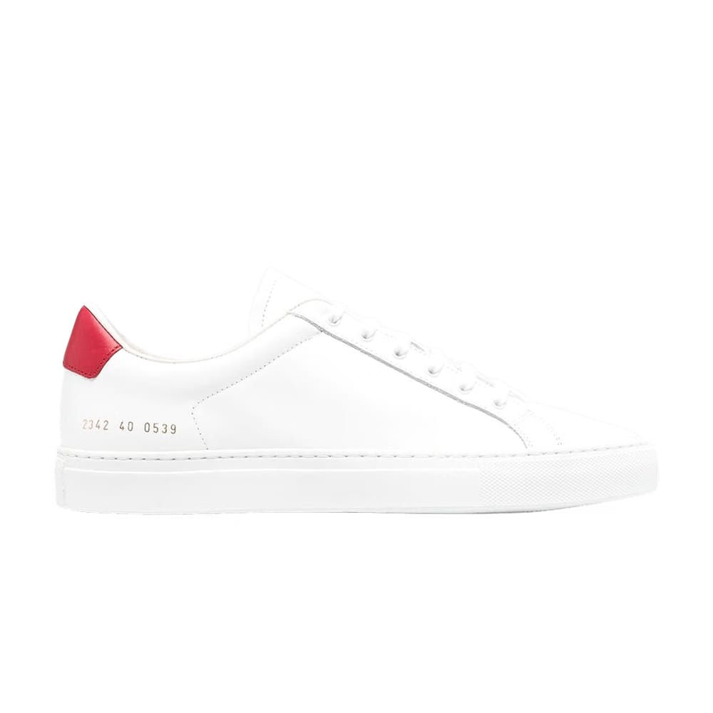 Common Projects Retro Low White Red