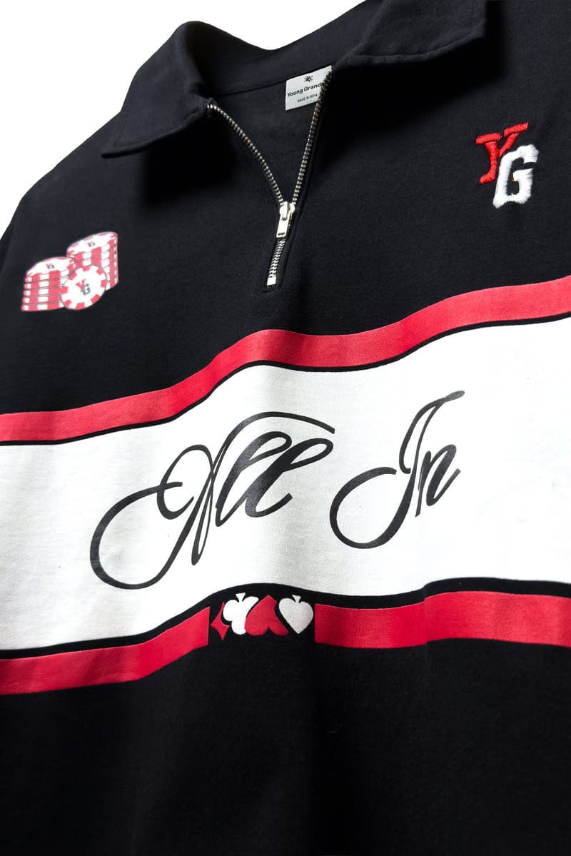 QUARTER ZIP POLO