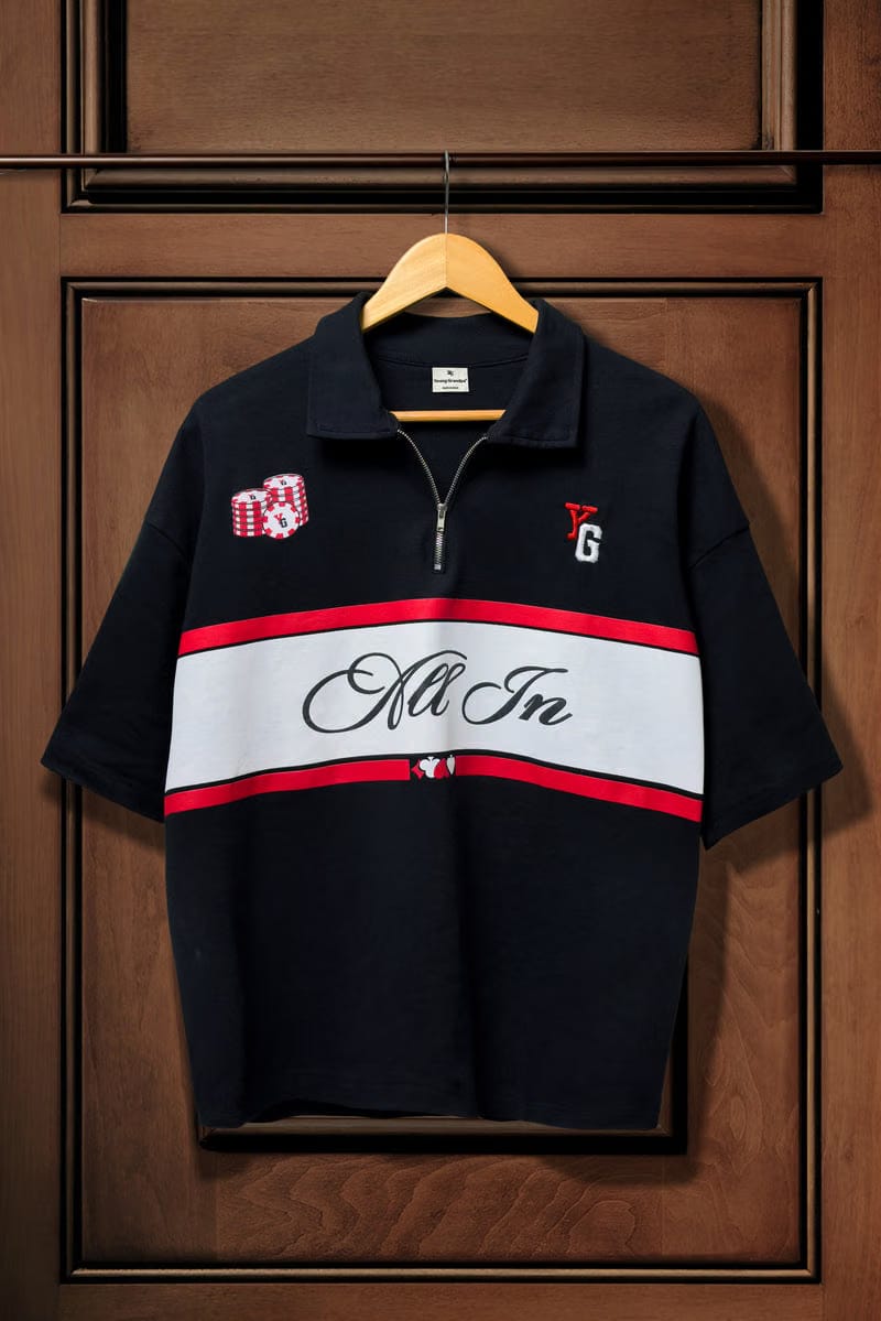 QUARTER ZIP POLO