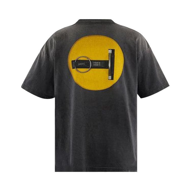SAINT Mxxxxxx Smile KLF Shorts Sleeve T-Shirt Black