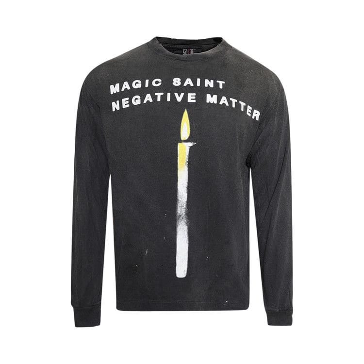 SAINT Mxxxxxx Candle Long-Sleeve T-Shirt Black