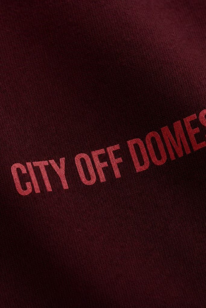 City Off Domes By Sass Maroon Tank Top