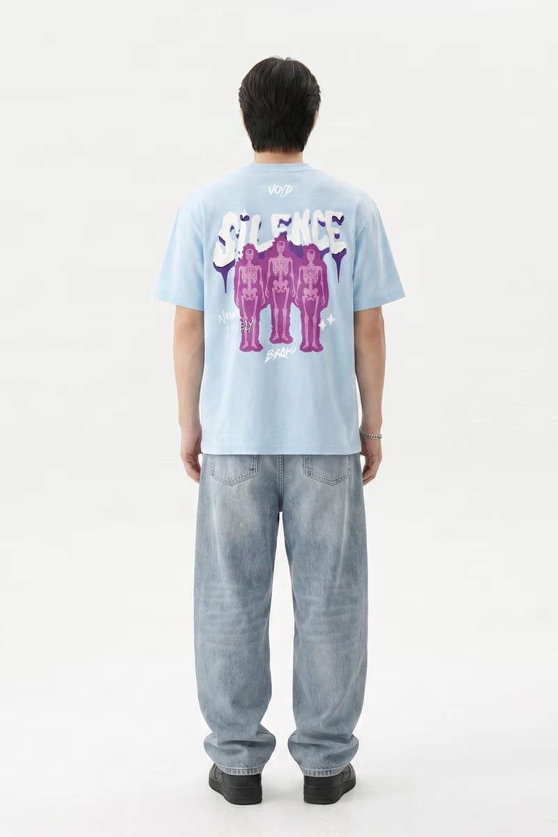 Voyd Cracked Identity Ice Blue T-shirt