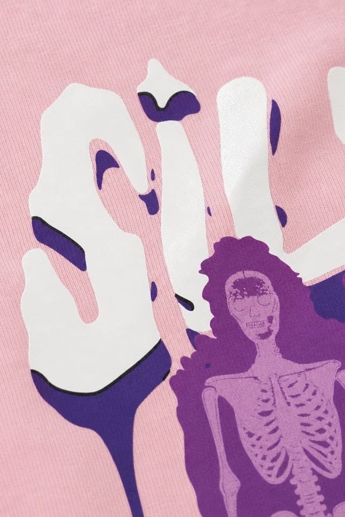 Voyd Cracked Identity Pink T-shirt