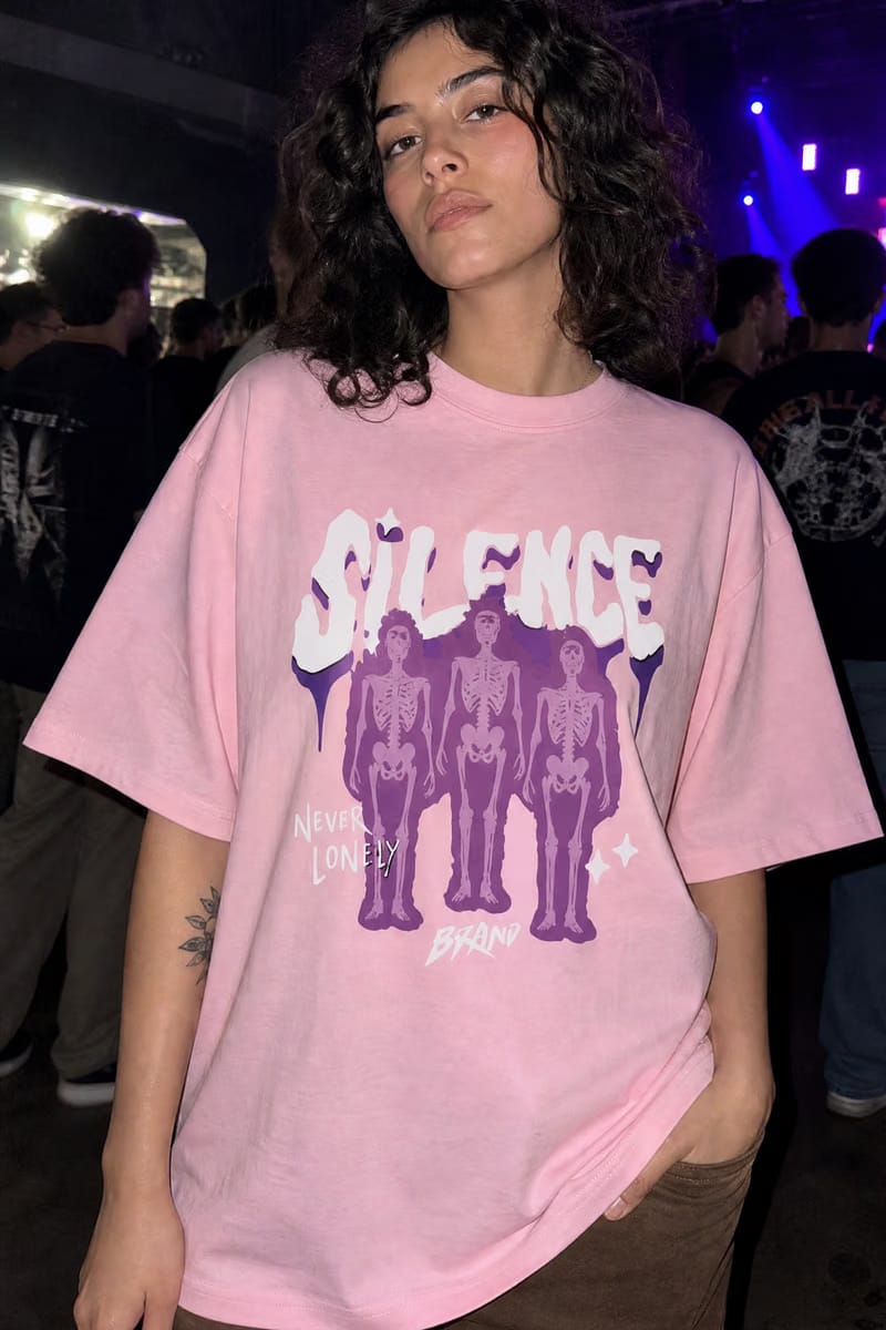 Voyd Cracked Identity Pink T-shirt