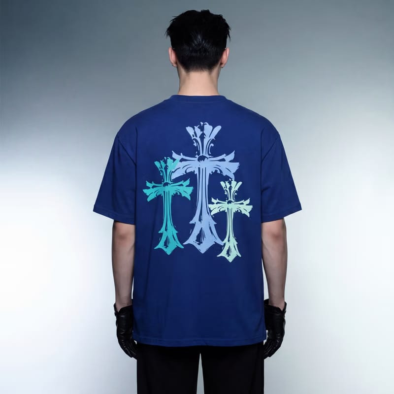 Blacklist Crosses Blue T-Shirt