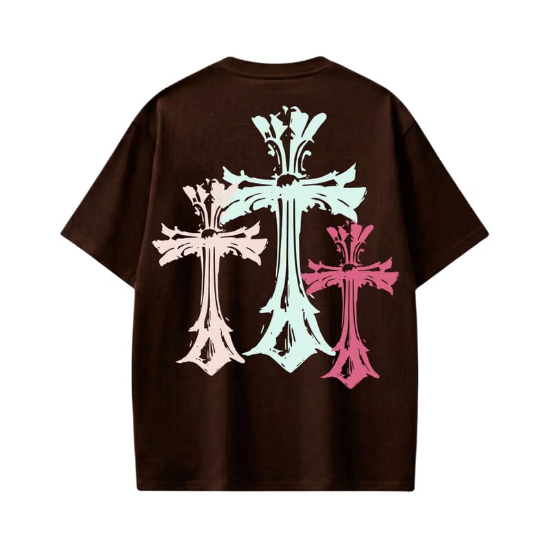 Blacklist Crosses Brown T-Shirt