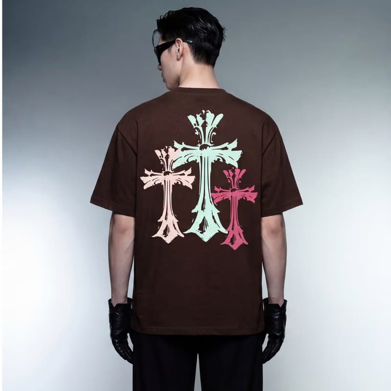 Blacklist Crosses Brown T-Shirt
