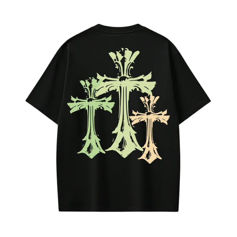 Blacklist Crosses Red Black T-Shirt