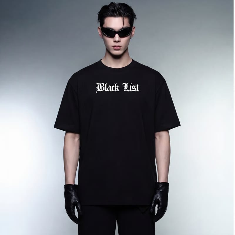 Blacklist Crosses Red Black T-Shirt