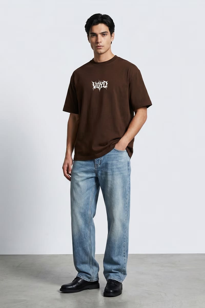 Voyd Holy Chaos Brown T-shirt