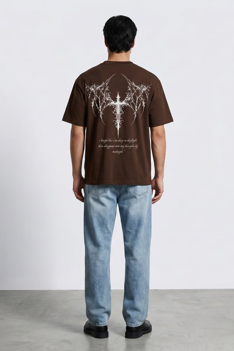 Voyd Holy Chaos Brown T-shirt