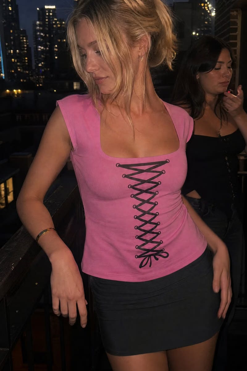 City Off Domes Nova Fade Pink Tank Top