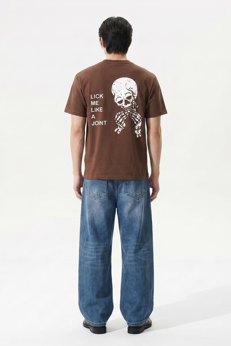 Voyd Like a Joint Brown T-shirt