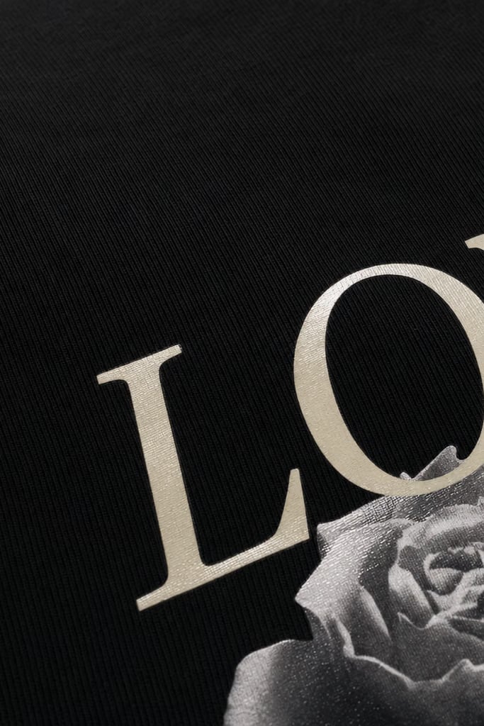Voyd Love in Pieces Black T-shirt