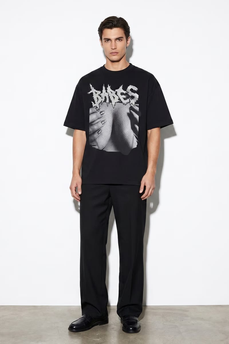 Voyd Love in Pieces Black T-shirt