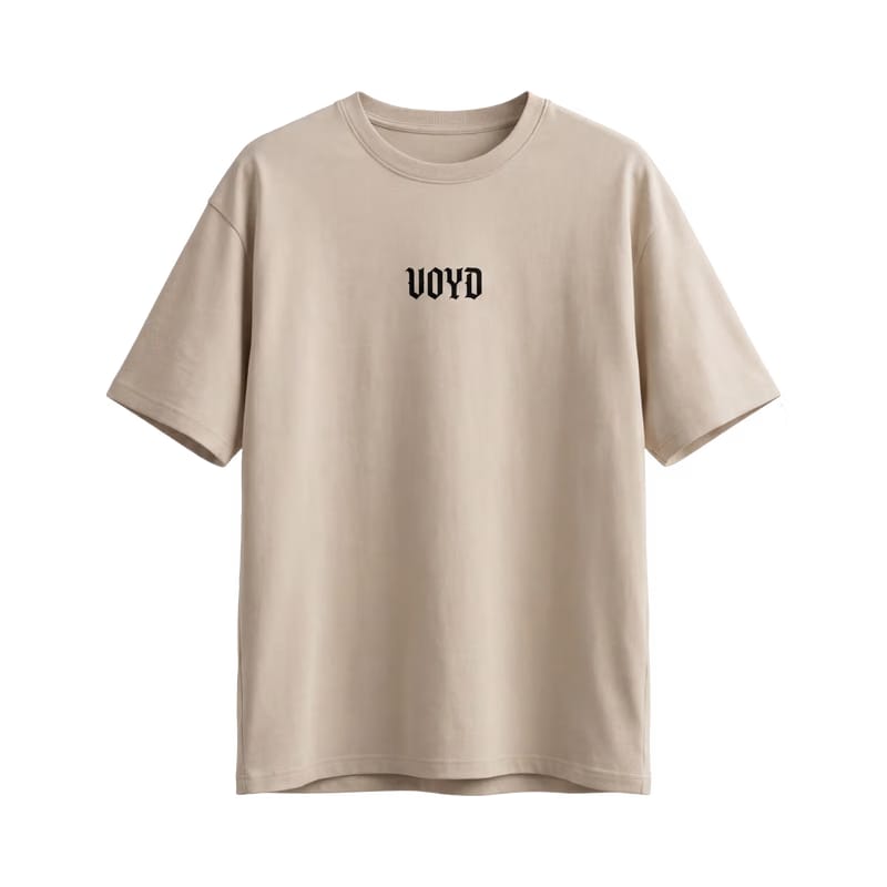 Voyd Silk of Sin Beige T-shirt