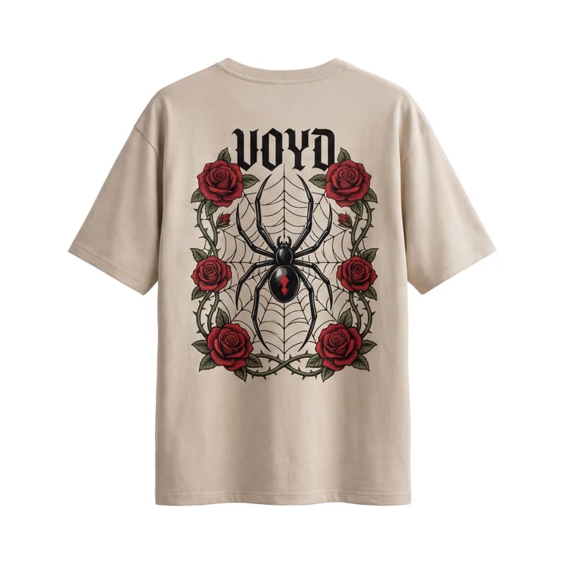 Voyd Silk of Sin Beige T-shirt