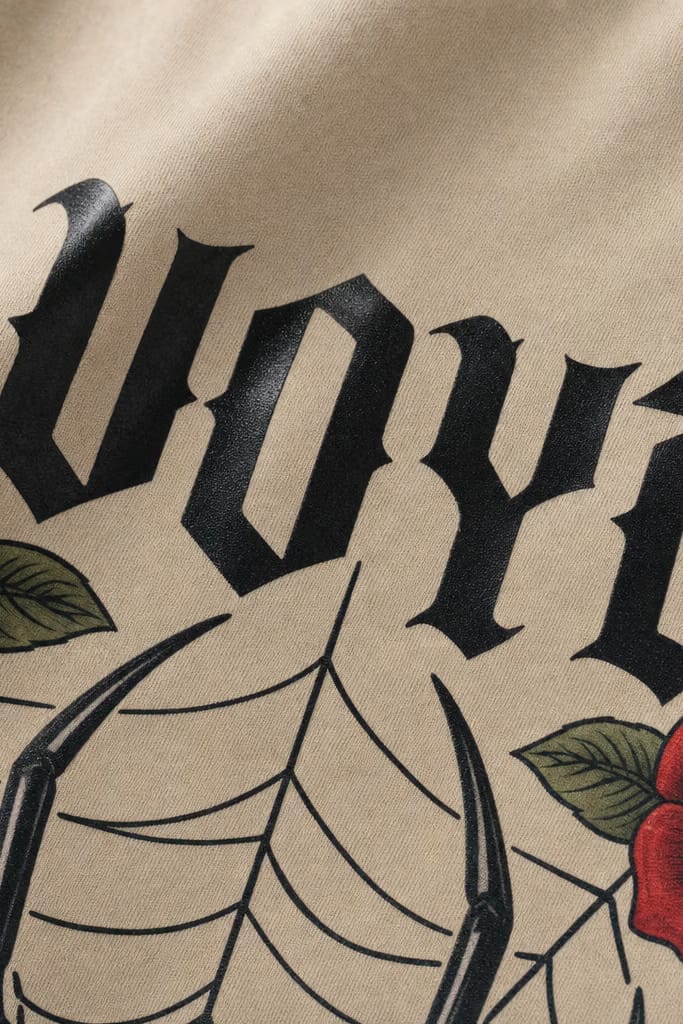 Voyd Silk of Sin Beige T-shirt
