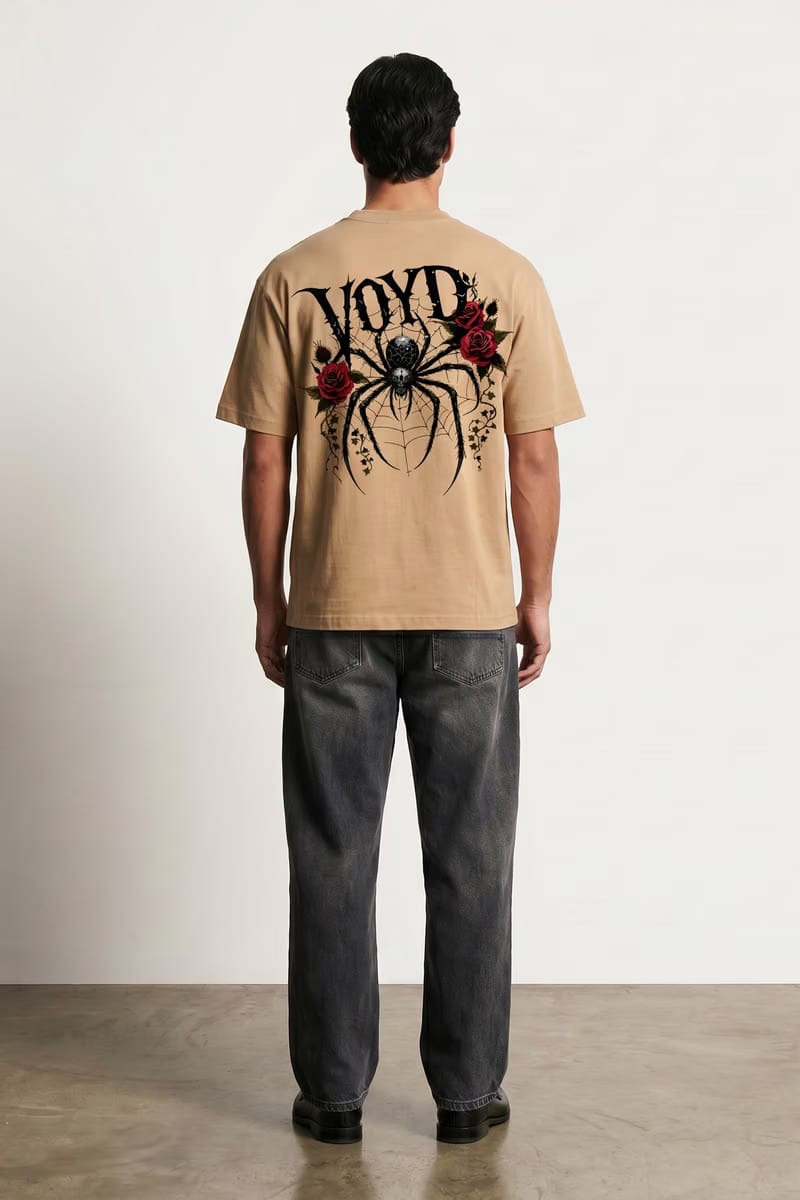 Voyd Silk of Sin Beige T-shirt