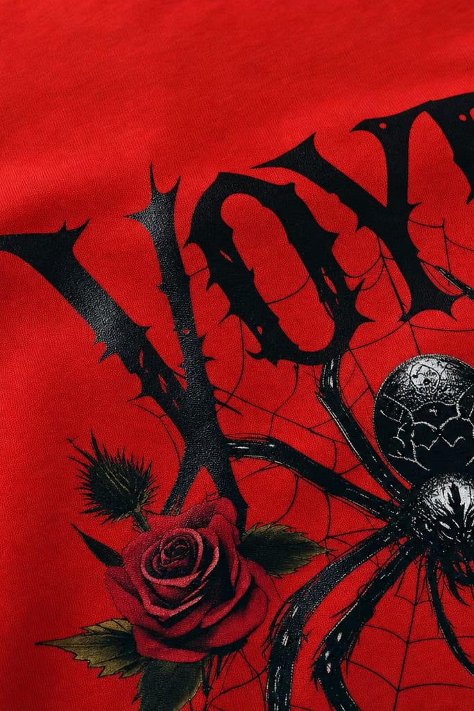 Voyd Silk of Sin Red T-shirt