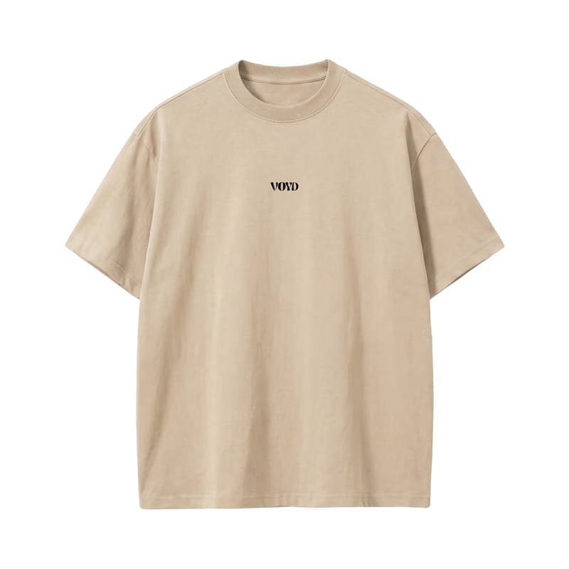 Voyd Skinny Bitch Beige T-shirt