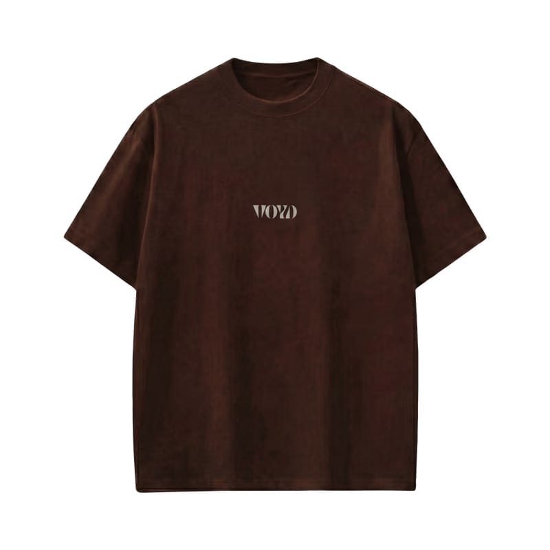 Voyd Skull Syndicate Brown T-shirt
