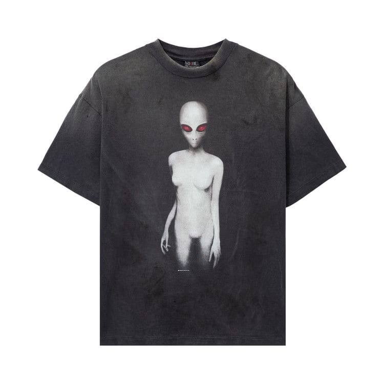 SAINT Mxxxxxx Alien T-Shirt Black