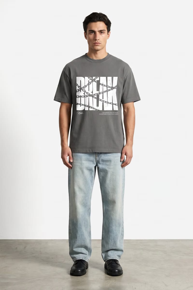Voyd Soft Break Gray T-shirt