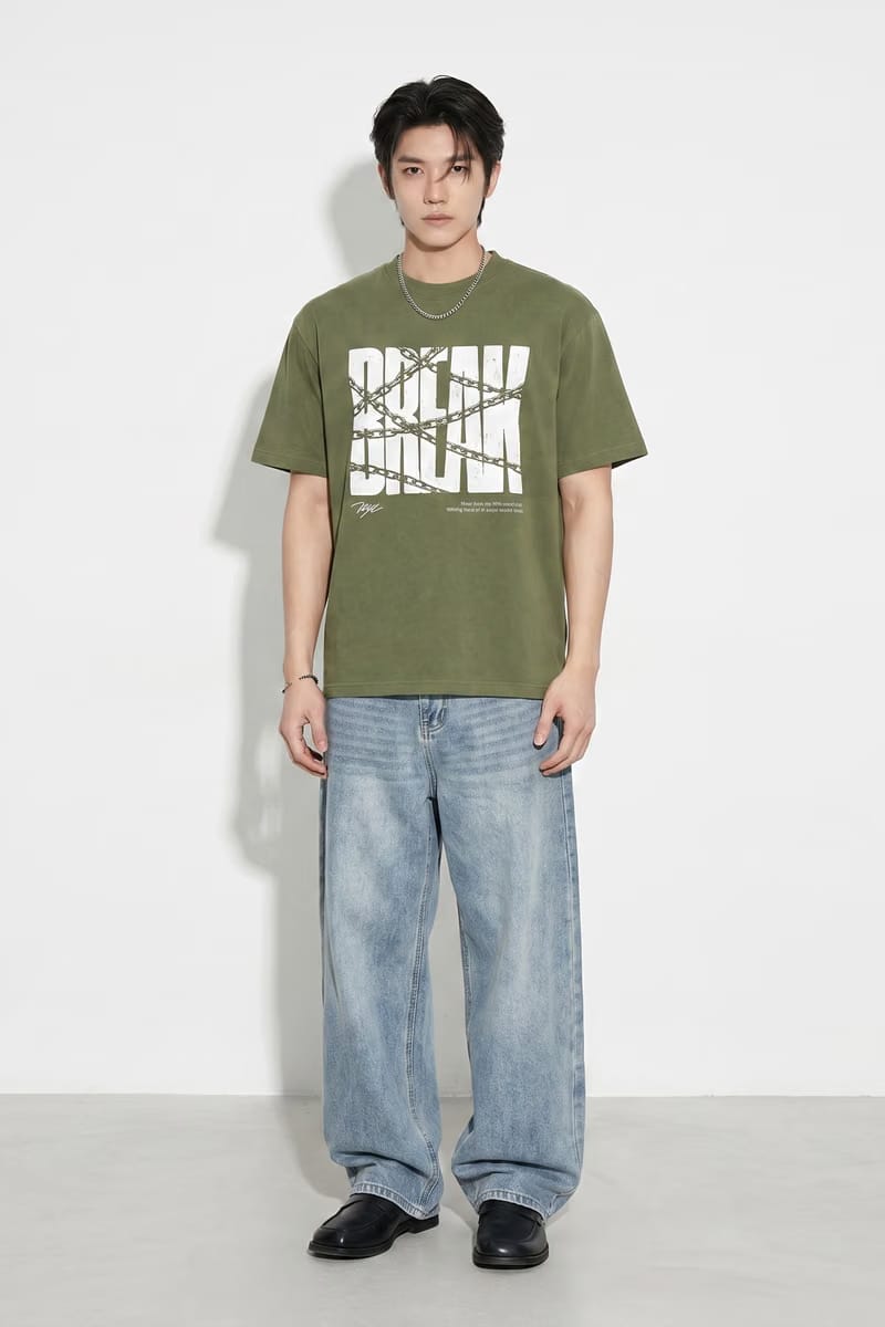 Voyd Soft Break Olive T-shirt