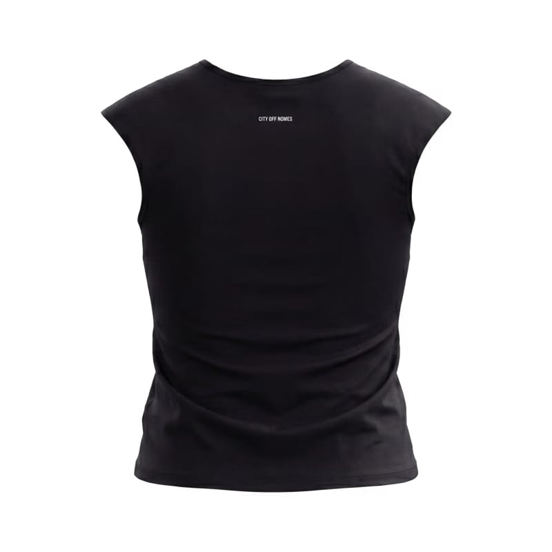 City Off Domes Star Explosion Black Tank Top