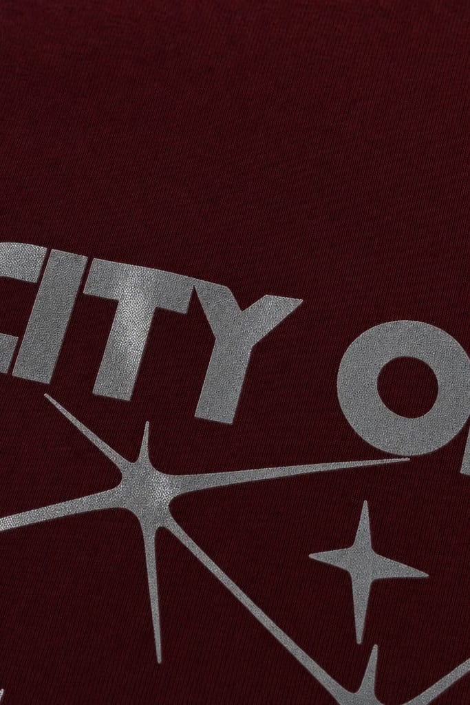 City Off Domes Star Explosion Maroon Tank Top