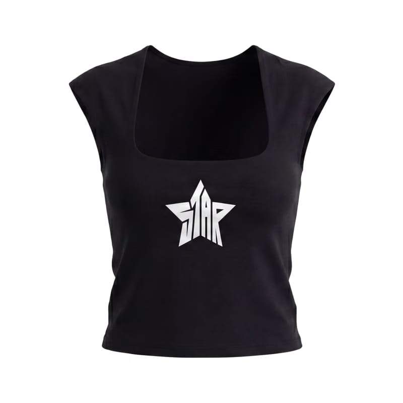 City Off Domes Star Storm Black Tank Top