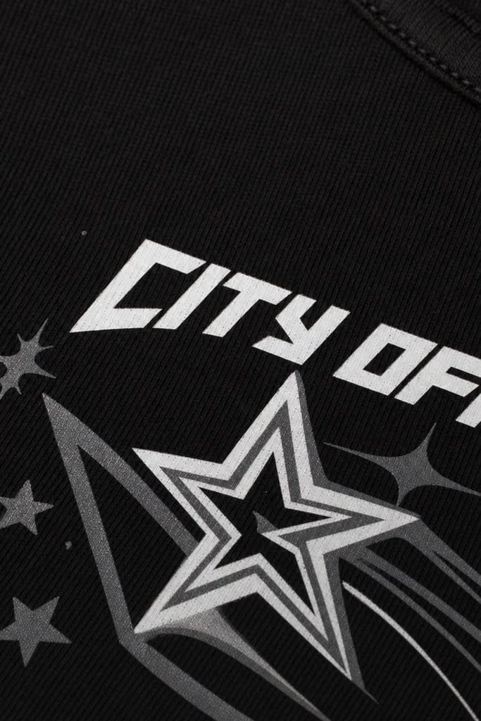 City Off Domes Star Storm Black Tank Top
