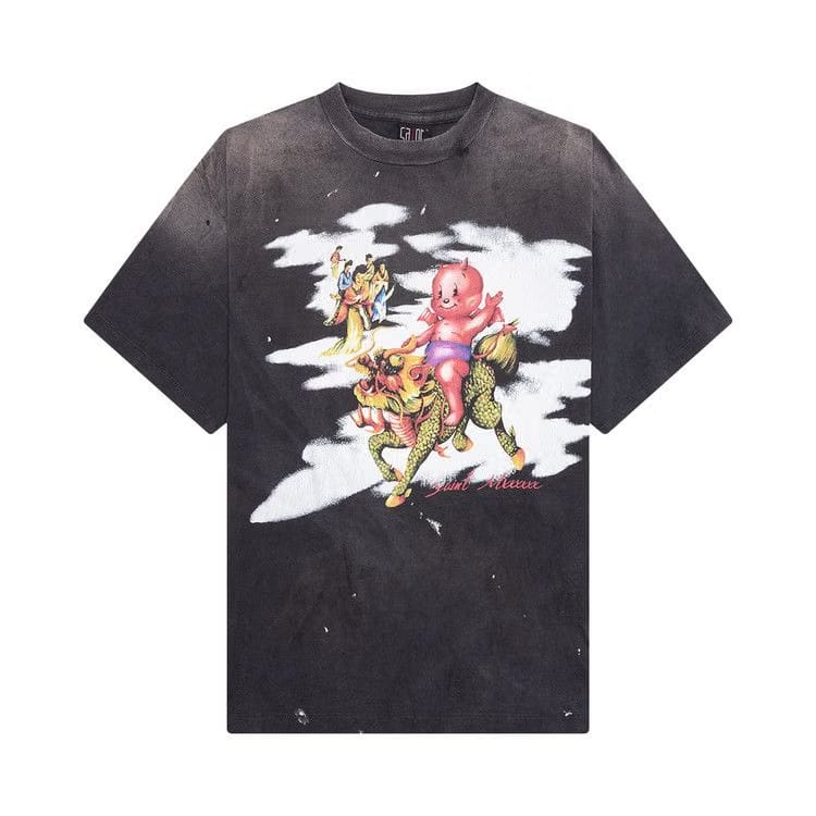 SAINT Mxxxxxx Damaged T-Shirt Black