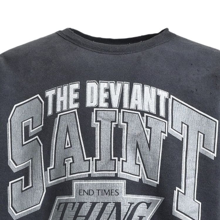 SAINT Mxxxxxx Deviant Crewneck Sweatshirt Black