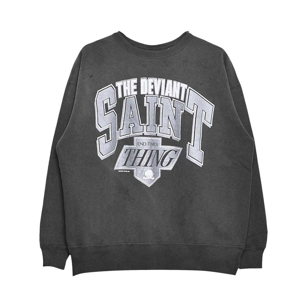 SAINT Mxxxxxx Deviant Crewneck Sweatshirt Black