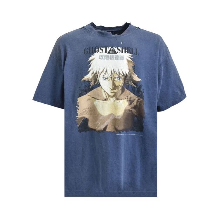 SAINT Mxxxxxx x Ghost in the Shell T-Shirt Navy