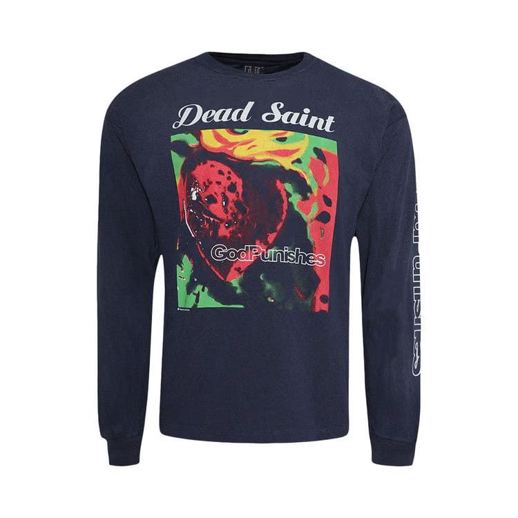 SAINT Mxxxxxx Dead Saint Long-Sleeve T-Shirt Navy
