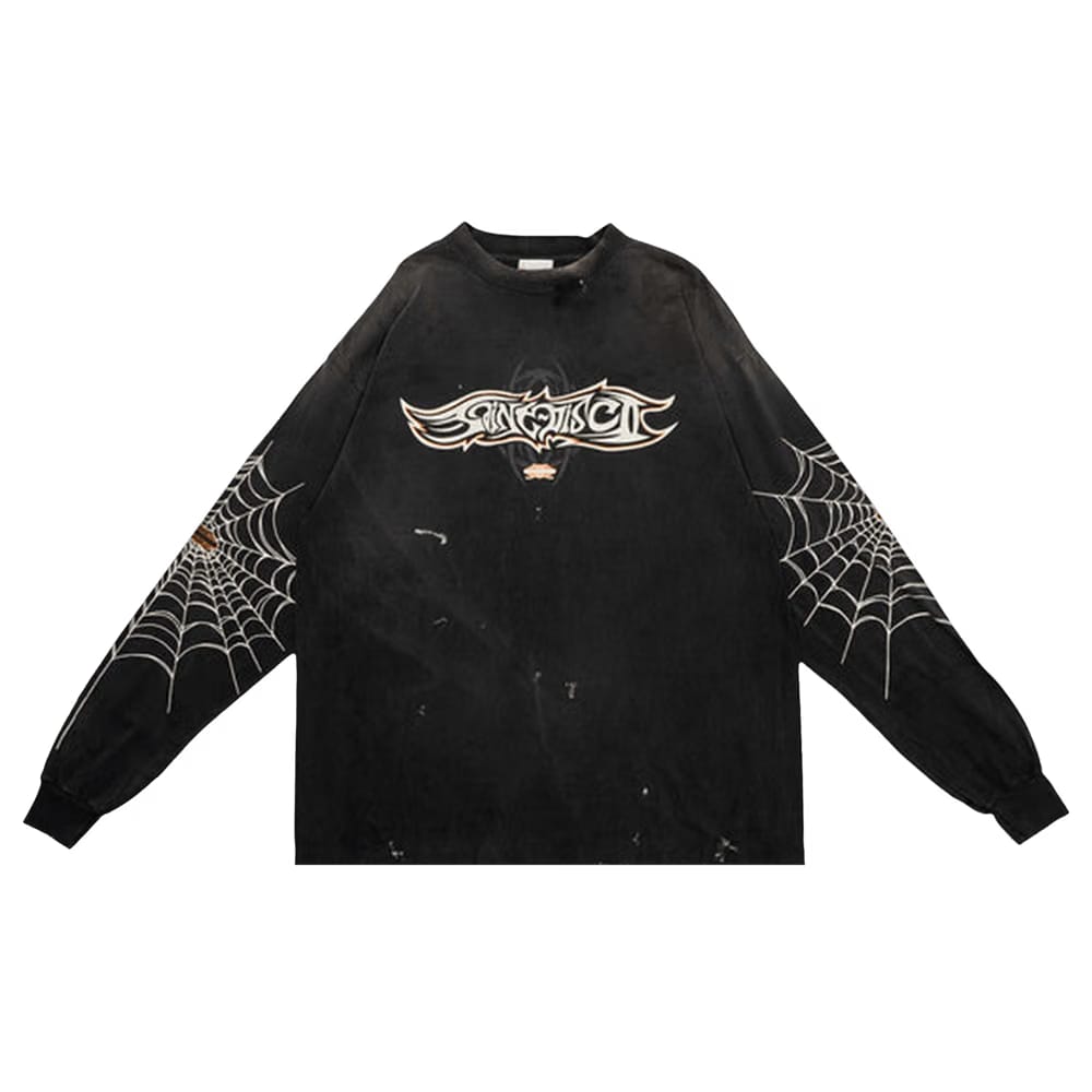SAINT Mxxxxxx Insanity Long-Sleeve T-Shirt Black