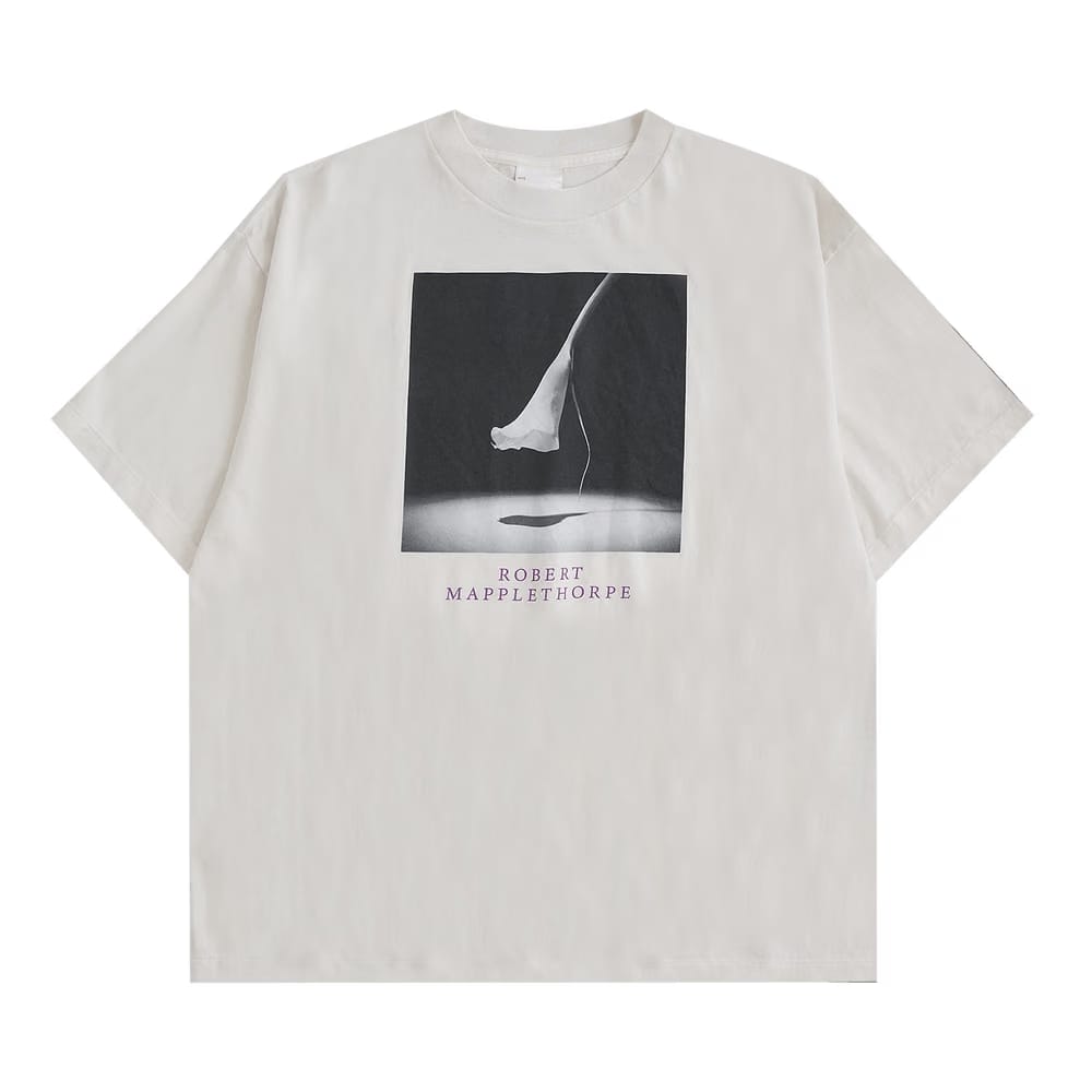 SAINT Mxxxxxx x Robert Mapplethorpe Calla Lily T-Shirt White